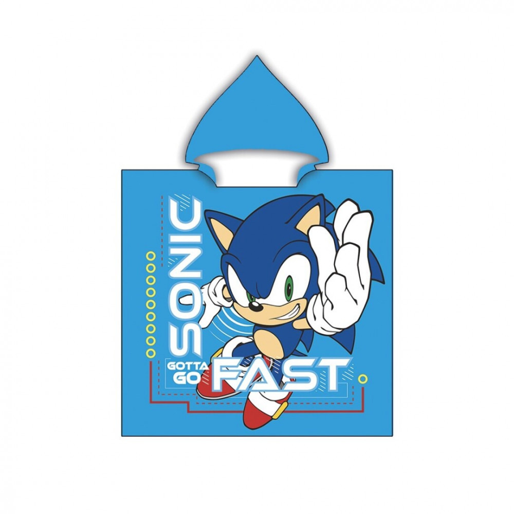 Sonic pončo ručnik