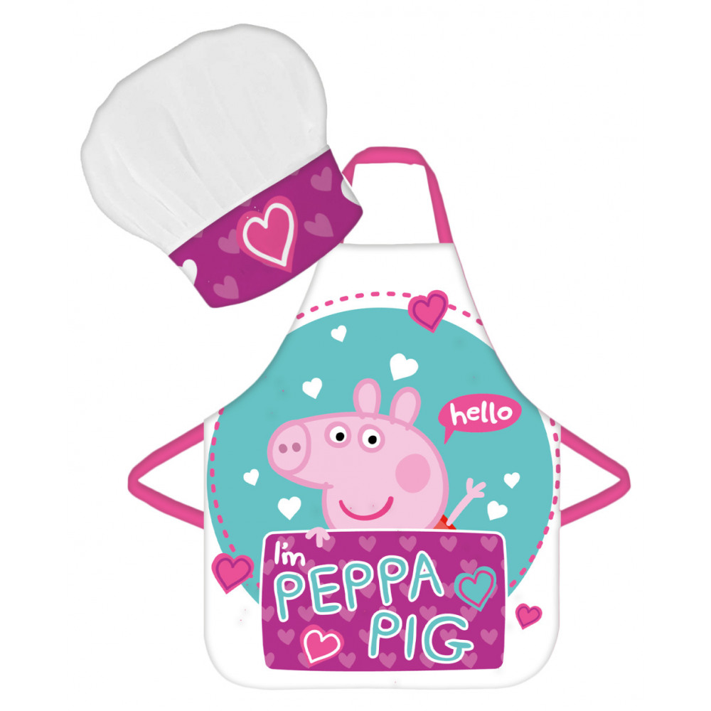 Peppa Pig pregača i kapica