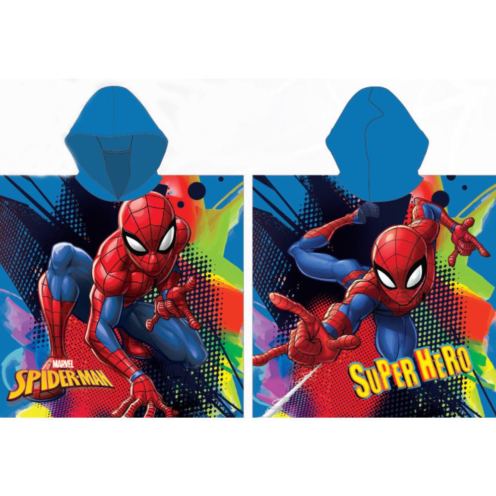 Spiderman pončo ručnik za djecu