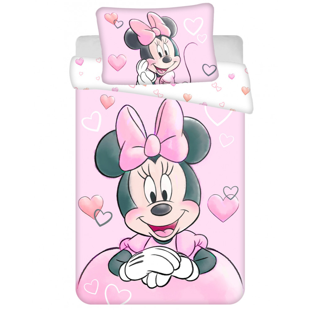Minnie Powder pink mala posteljina (52)