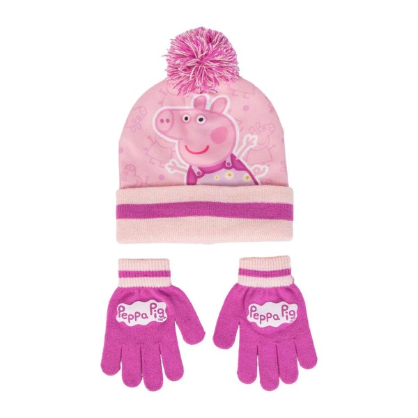Peppa Pig set kapa + rukavice