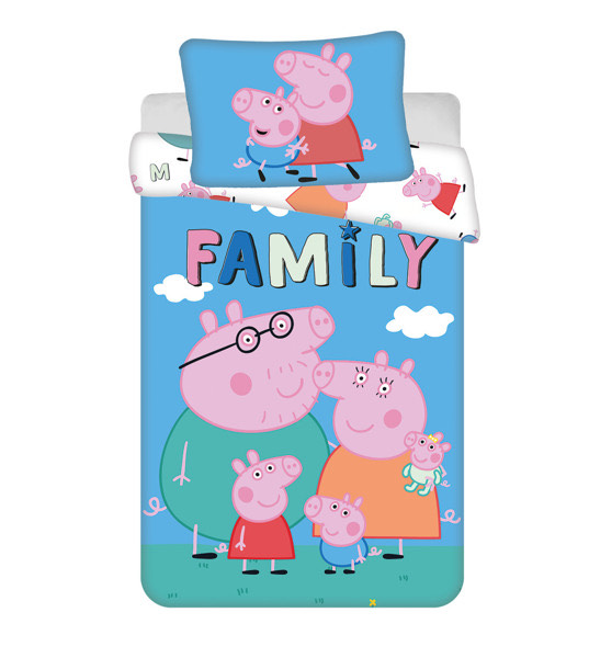 Peppa Pig Family mala posteljina