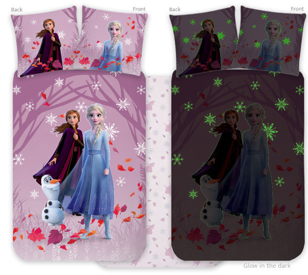Frozen Purple mala posteljina (svijetli u mraku)
