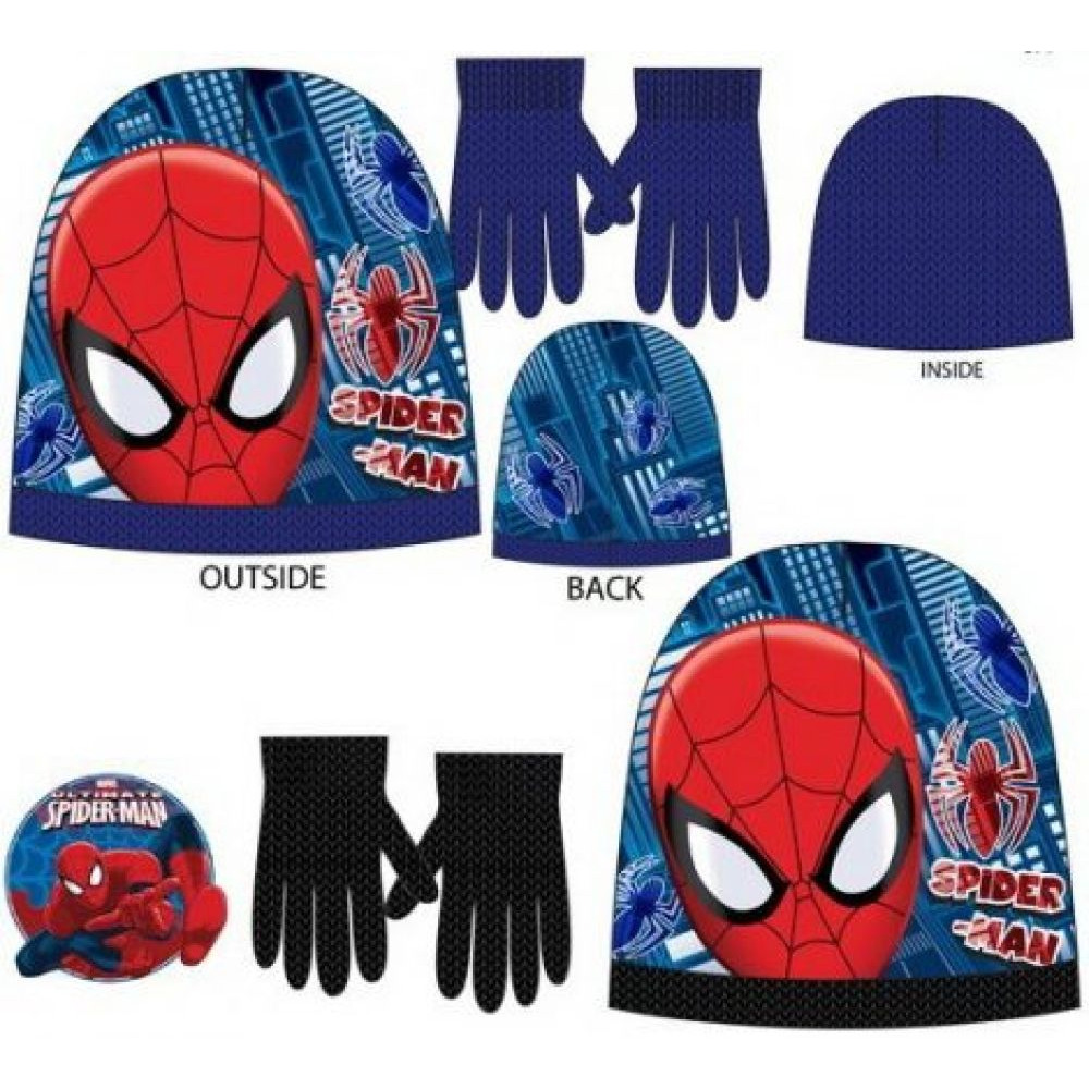 Spiderman kapa+rukavice