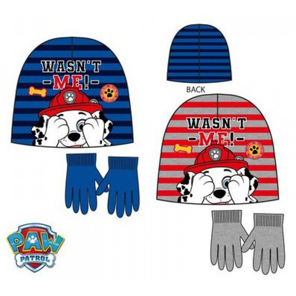 Paw Patrol kapa+rukavice