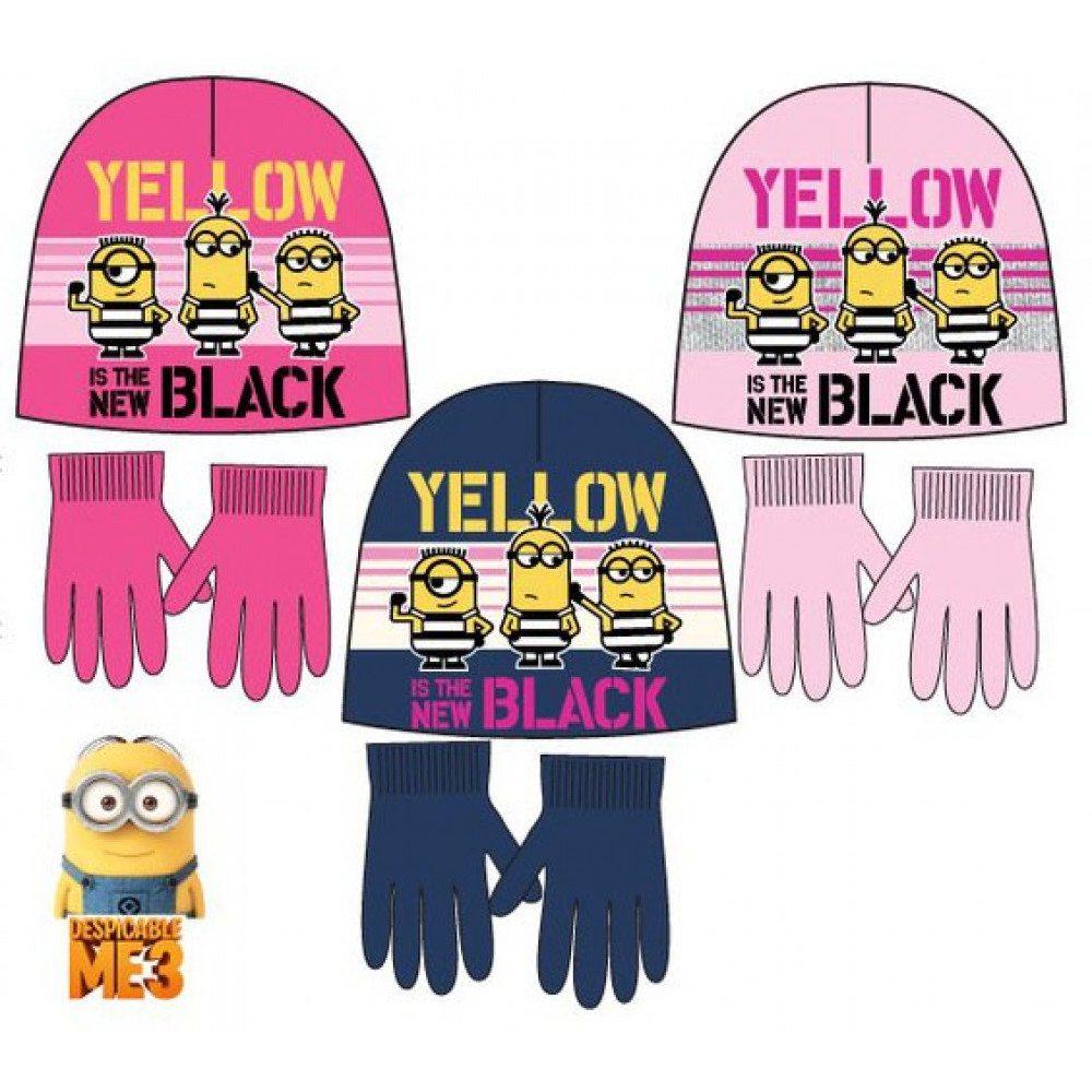 Minions kapa + rukavice